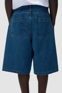 Arte Antwerp ROUND POCKET DENIM SHORTS Raw Denim