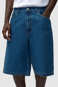 Arte Antwerp ROUND POCKET DENIM SHORTS Raw Denim