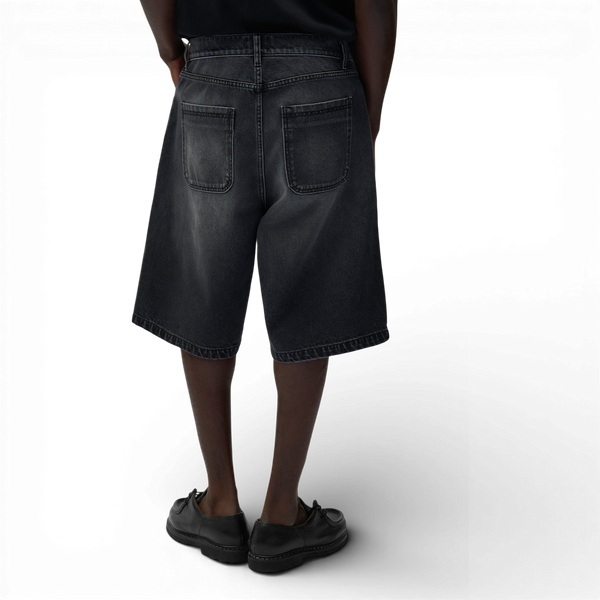 Arte Antwerp ROUND POCKET DENIM SHORT Faded Black