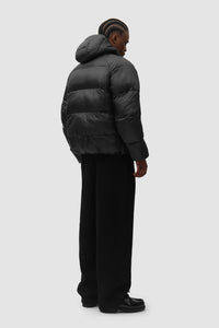 Arte Antwerp Ripstop Hooded Puffer Black