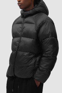 Arte Antwerp Ripstop Hooded Puffer Black