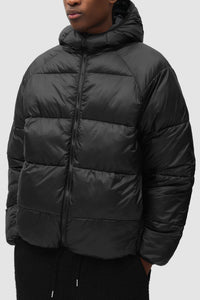 Arte Antwerp Ripstop Hooded Puffer Black