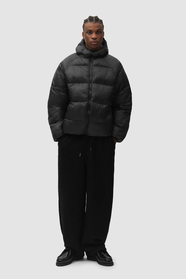 Arte Antwerp Ripstop Hooded Puffer Black