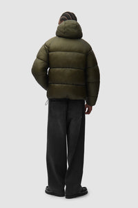 Arte Antwerp Ripstop Hooded Puffer Green