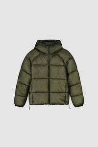 Arte Antwerp Ripstop Hooded Puffer Green