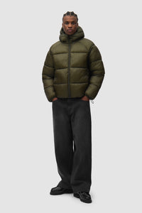 Arte Antwerp Ripstop Hooded Puffer Green