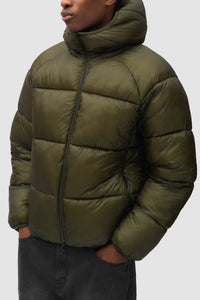 Arte Antwerp Ripstop Hooded Puffer Green