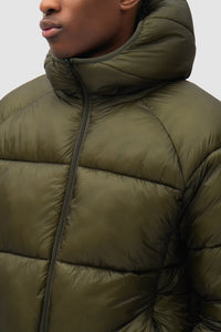 Arte Antwerp Ripstop Hooded Puffer Green