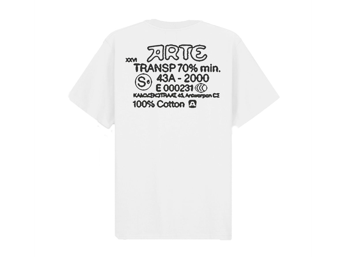 Arte Antwerp SERIAL STAMP S/S TEE White