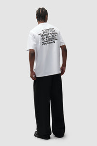 Arte Antwerp SERIAL STAMP S/S TEE White