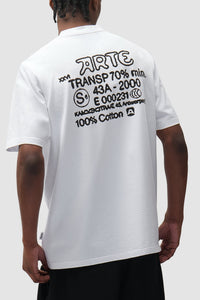 Arte Antwerp SERIAL STAMP S/S TEE White