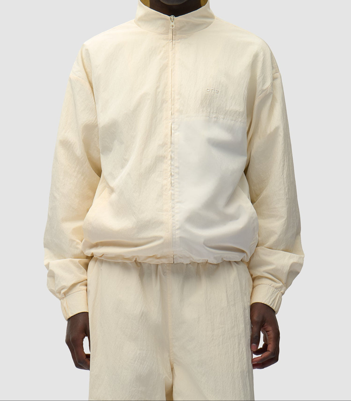 Arte Antwerp SQUARED TRACK JACKET Cream