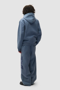 Arte Antwerp STENCIL SUNFADE ZIP HOODIE Navy