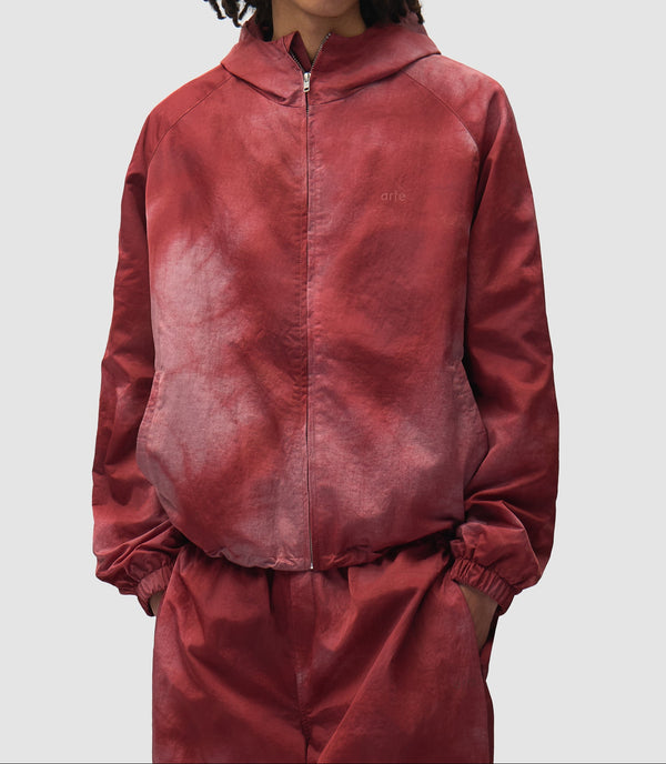 Arte Antwerp SUNFADE AERO TRACK JACKET Red
