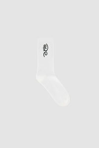 Arte Antwerp SWIRL UNIFORM SOCKS White