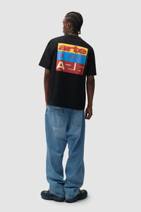 Arte Antwerp TRICOLOR SERIAL S/S TEE Black