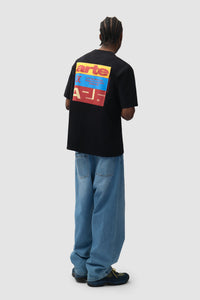 Arte Antwerp TRICOLOR SERIAL S/S TEE Black