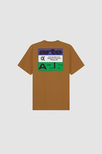 Arte Antwerp TRICOLOR SERIAL S/S TEE Brown