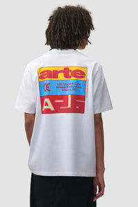 Arte Antwerp TRICOLOR SERIAL S/S TEE White