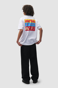 Arte Antwerp TRICOLOR SERIAL S/S TEE White