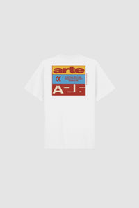 Arte Antwerp TRICOLOR SERIAL S/S TEE White