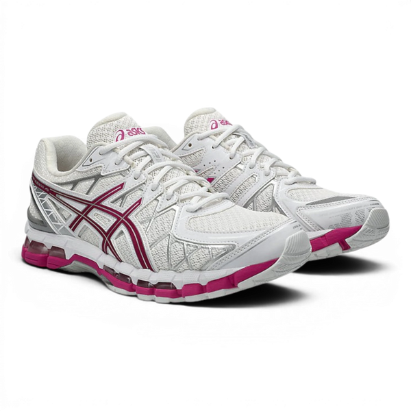 Asics GEL KAYANO 20 White / Raspberry