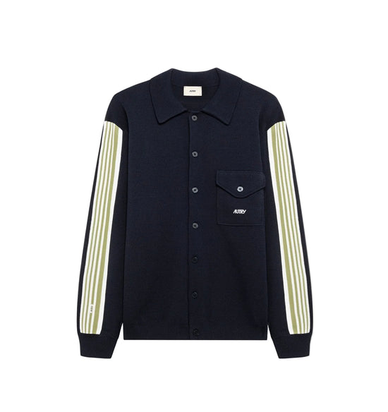 Autry JACKET MAIN MAN Bleu — Autry