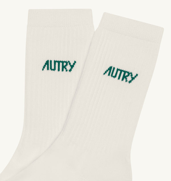 Autry SOCKS STARS Ivoire Green