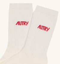 Autry SOCKS STARS Ivoire Red