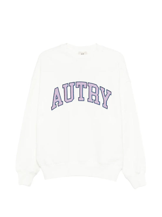 Autry SWEATSHIRT MAIN UNISEX White — Autry