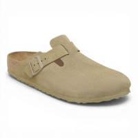 BIRKENSTOCK BOSTON LEVE FADED KHAKI