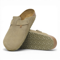 BIRKENSTOCK BOSTON LEVE FADED KHAKI