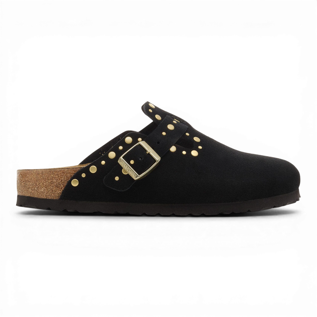 BIRKENSTOCK BOSTON RIVET LEVE BLACK