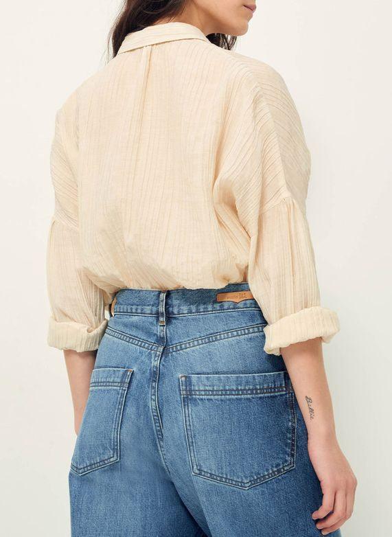 BOTAN WIDE SHIRT Fleur De Sel - Uptown 42