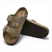 Birkenstock ARIZONA SFB SUEDE TAUPE