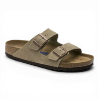 Birkenstock ARIZONA SFB SUEDE TAUPE front