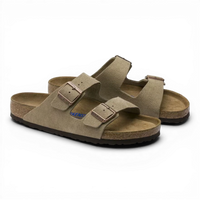 Birkenstock ARIZONA SFB SUEDE TAUPE front 2