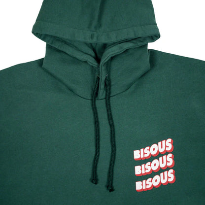 Bisous Skateboards Hoodie SONICS Forest Green