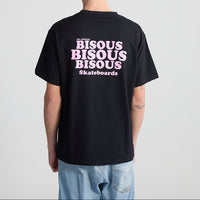 Bisous Skateboards GREASE S/S TEE Black