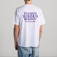 Bisous Skateboards GREASE S/S TEE White