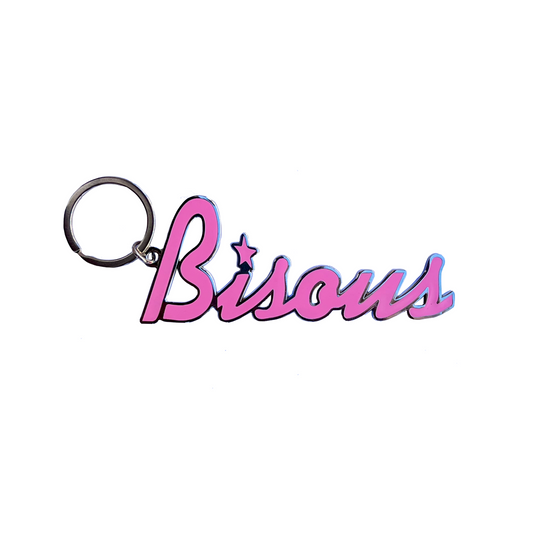 Bisous Skateboards PORTE CLE BISOUS Rose — Bisous Skateboards