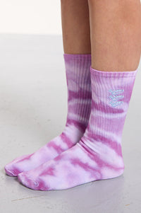 Bisous Skateboards SOCKS TIE DYE Pink