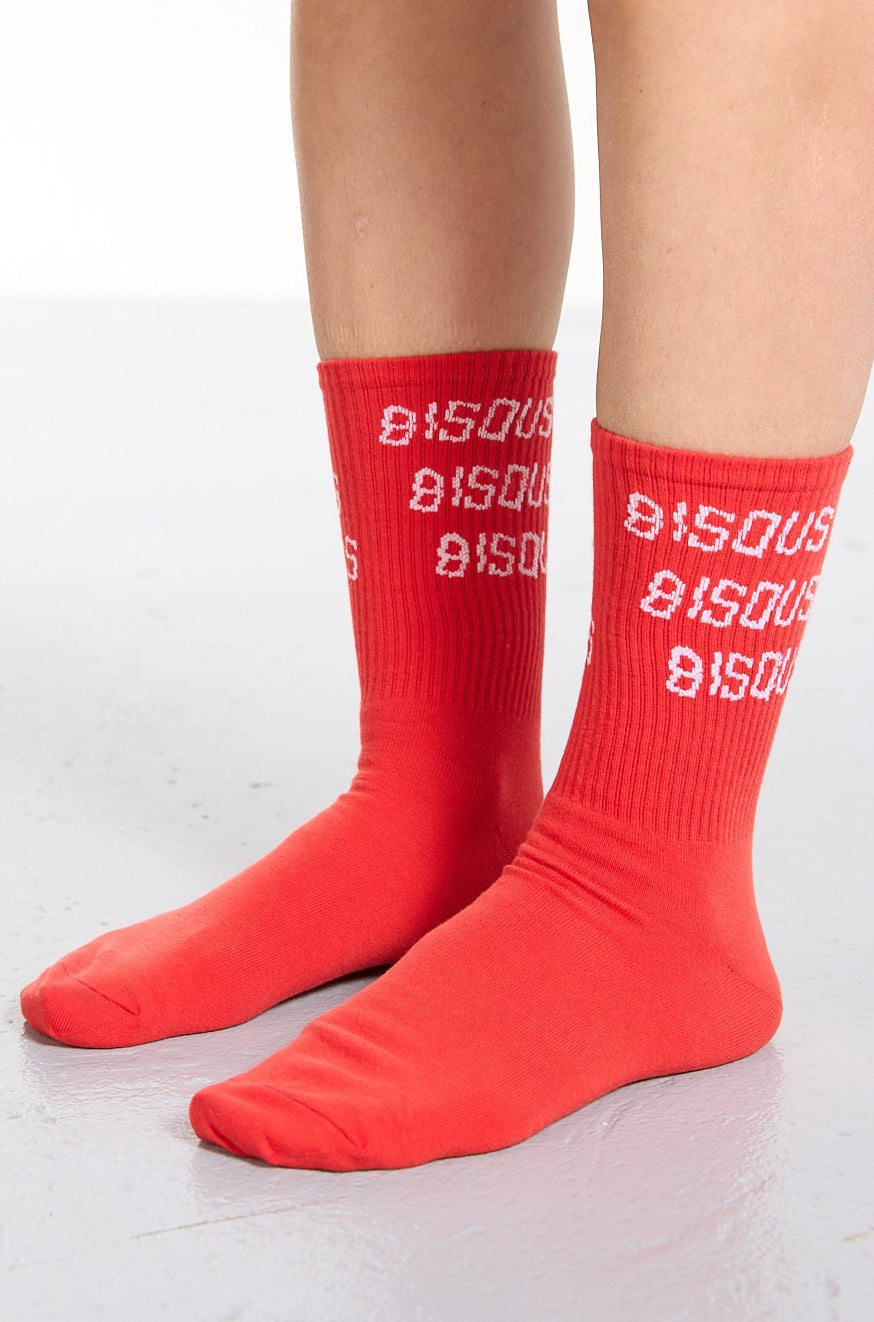 Bisous Skateboards SOCKS X3 Red
