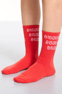 Bisous Skateboards SOCKS X3 Red