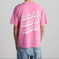 Bisous Skateboards SONICS S/S TEE Light Pink