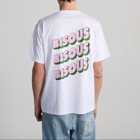 Bisous Skateboards SONICS S/S TEE White