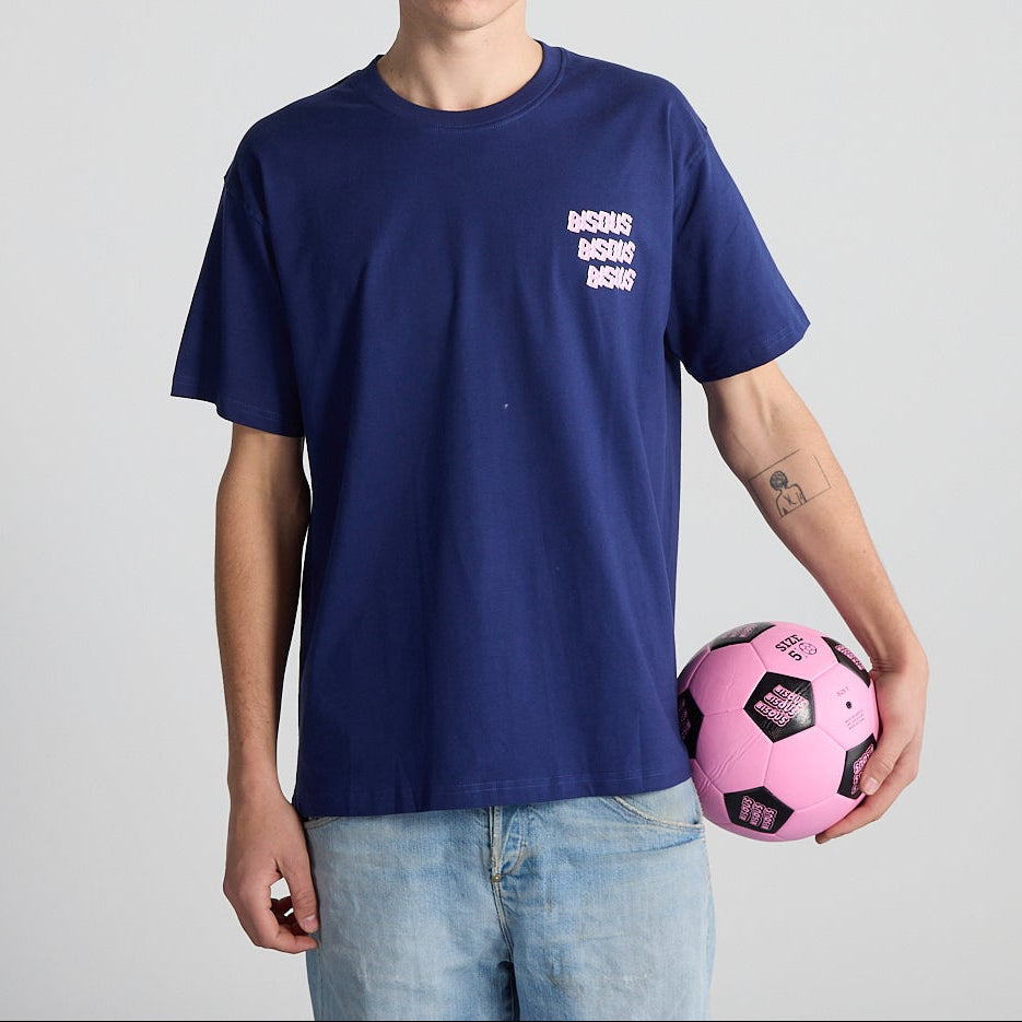 Bisous Skateboards X3 S/S TEE Navy