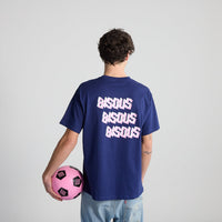 Bisous Skateboards X3 S/S TEE Navy