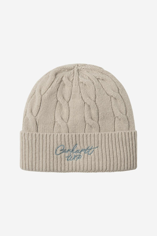 Bonnet Carhartt Wip SIGNATURE CABLE BEANIE Fleur De Sel Citadel — Carhartt WIP