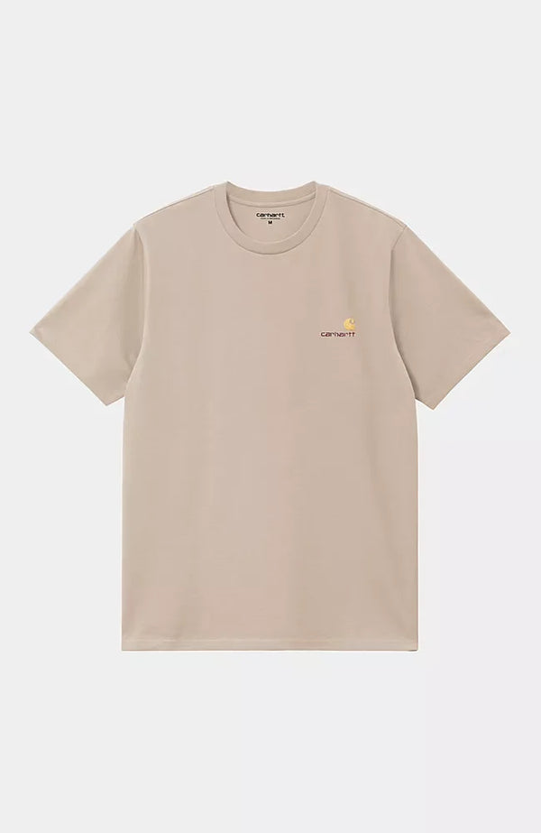 T Shirt Carhartt Wip AMERICAN SCRIPT S/S TEE Fleur De Sel — Carhartt wip